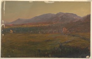 Dessin, paysage d