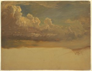 Dessin, étude de nuages, mars 1871 - Frederic Edwin Church