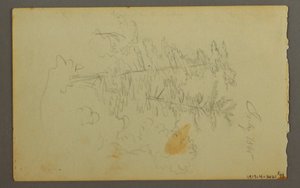 Dessin, Étude de nuages, 1845 - Frederic Edwin Church