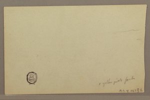Dessin, étude de nuages, années 1860