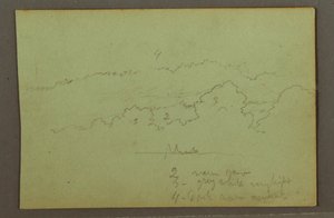 Dessin, étude de nuages, peut-être 1856 - Frederic Edwin Church