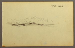 Dessin, nuages, 1844 - Frederic Edwin Church