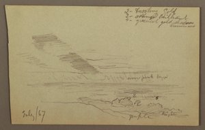 Dessin, ciel nuageux, 1867 - Frederic Edwin Church