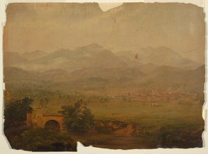 Dessin, Colombie ou Équateur, 1853 - Frederic Edwin Church