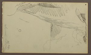Dessin, Chutes au clair de lune, 1858 - Frederic Edwin Church