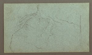 Dessin, chutes, peut-être 1868 - Frederic Edwin Church