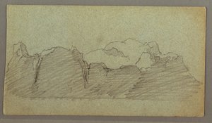 Dessin, Iceberg flottant, peut-être juin 1874 - Frederic Edwin Church