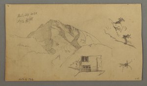 Dessin, Glacier, 21 août 1868 - Frederic Edwin Church
