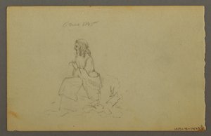 Dessin, Graminées, 1844 - Frederic Edwin Church