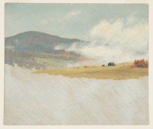 Dessin, paysages de collines, 1865-75 - Frederic Edwin Church