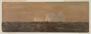 Dessin, Icebergs, juin ou juillet 1859 - Frederic Edwin Church