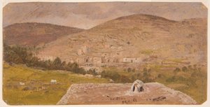 Dessin, paysage, 1865 - Frederic Edwin Church