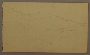 Dessin, paysage, mai-août 1865 - Frederic Edwin Church
