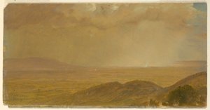 Dessin, paysage, mai 1865 - Frederic Edwin Church