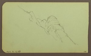 Dessin, paysage ; verso : paysage de montagne, 1883 - Frederic Edwin Church