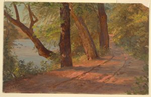 Dessin, paysage d