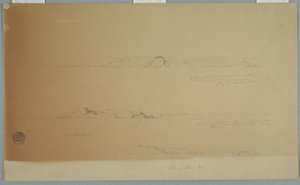 Dessin, Paysage près de l