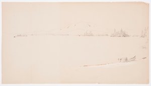 Dessin, lac Millinocket, Maine, septembre 1878