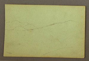 Dessin, Pics montagneux, peut-être 1856 - Frederic Edwin Church