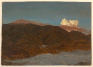 Dessin, paysage montagneux, mai 1865 - Frederic Edwin Church
