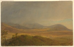 Dessin, paysage montagneux, mai 1865 - Frederic Edwin Church
