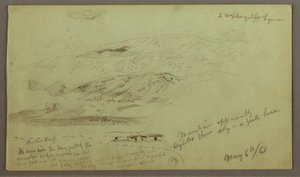 Dessin, étude au bord d