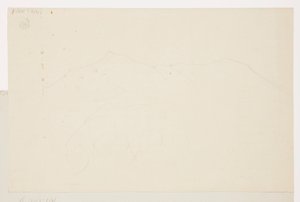 Dessin, Mt. Katahdin, Maine, 1870-78 - Frederic Edwin Church