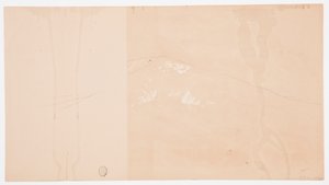 Dessin, mont Katahdin vu du sud-est ; verso : mont Katadhin, 1876-78 - Frederic Edwin Church