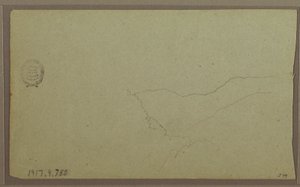 Dessin, près de San Miguel, Équateur ; au verso : Croquis de montagne inachevé, 2 juin 1857