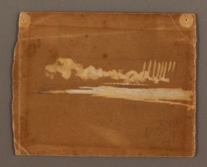 Dessin, chutes du Niagara, peut-être 1856 - Frederic Edwin Church