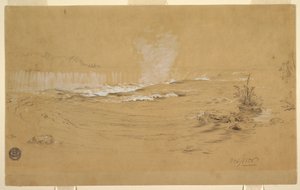 Dessin, Niagara : Les chutes canadiennes et l