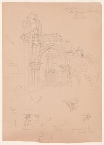 Dessin, ruines de l