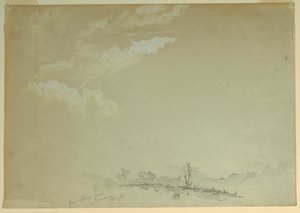 Dessin, croquis, Bloxburgh, Jamaïque, 1865 - Frederic Edwin Church
