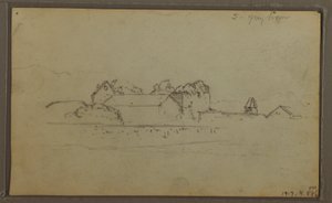 Dessin, Croquis, Équateur ou Colombie ; Verso : Croquis, Équateur ou Colombie, 1857 - Frederic Edwin Church