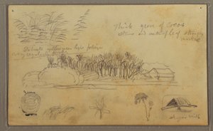 Dessin, Croquis, Équateur ou Colombie ; Verso : Croquis, Équateur ou Colombie, 1857 - Frederic Edwin Church