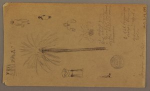 Dessin, Croquis de la Jamaïque, Antilles, juin 1865