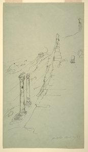 Dessin, côté sud de l
