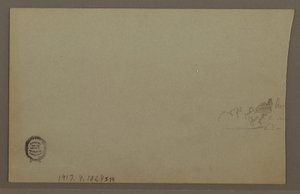 Dessin, coucher de soleil, peut-être années 1860 - Frederic Edwin Church