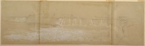 Dessin, Les chutes du Niagara, septembre ou octobre 1856 - Frederic Edwin Church