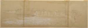 Dessin, Les chutes du Niagara, septembre ou octobre 1856 - Frederic Edwin Church