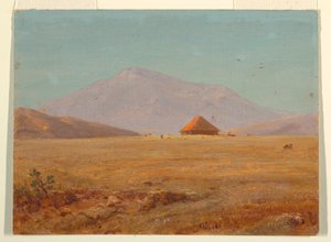 Équateur ?, plateau de montagne avec cabane - Frederic Edwin Church