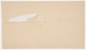 Icebergs flottants - Frederic Edwin Church