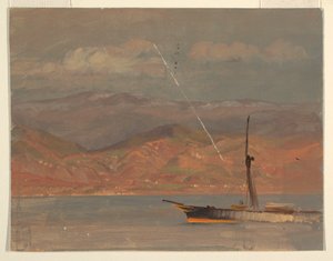 Côte italienne, au large du détroit de Messine - Frederic Edwin Church