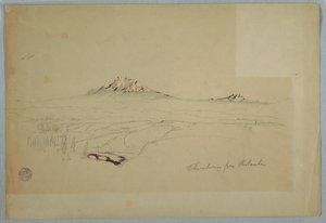 Mont Chimborazo, vue de Riobamba, Équateur - Frederic Edwin Church