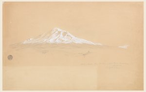 Mont Chimborazo depuis la maison de Senior Pablo Bustamante, Riobamba, Équateur - Frederic Edwin Church