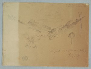 Paysage de montagne près de Jorje, Équateur - Frederic Edwin Church
