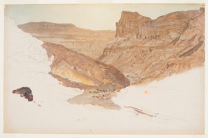 Ruisseau de montagne, vallée du Yémen, Palestine, 1868 - Frederic Edwin Church