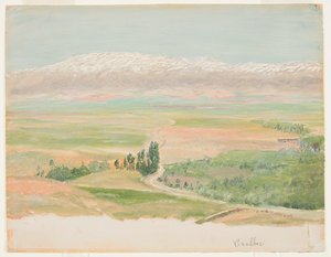 Montagnes près de Baalbec - Frederic Edwin Church