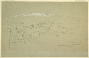 Mont Liban entre Yafoof et Baalbek - Frederic Edwin Church