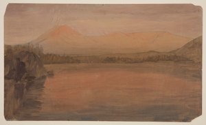 Monts Katahdin et Turner depuis le lac Katahdin - Frederic Edwin Church